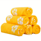 6-Pack of Warm Paw Print Dog Blanket Bed Covers to Keep Your Furry Pets Cozy! Lootquake LLC