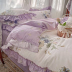 Broken Spring And Autumn Girl Bedding Sheet Quilt Cover Set Of Three Pi-Mart