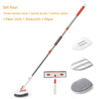 Bathroom Cleaning Toilet Shower Ceramic Tile Brush Pi-Mart