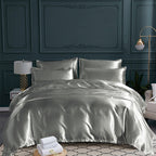 Satin Home Textile Quilt Cover Pillowcase Three-piece Set Pi-Mart