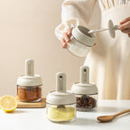 Telescopic Seasoning Glass Kitchen Spice Jar Pi-Mart