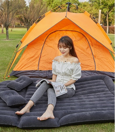 Car Inflatable Mattress SUV Rear Row Floatation Bed Mattress Trunk Travel Bed Pi-Mart