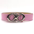 Fashion Wild Original Design Double Crescent Moon Cross Star Buckle Belt Pi-Mart