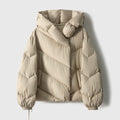 Hooded Small Puffer Jacket Coat Pi-Mart