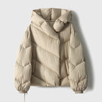 Hooded Small Puffer Jacket Coat Pi-Mart