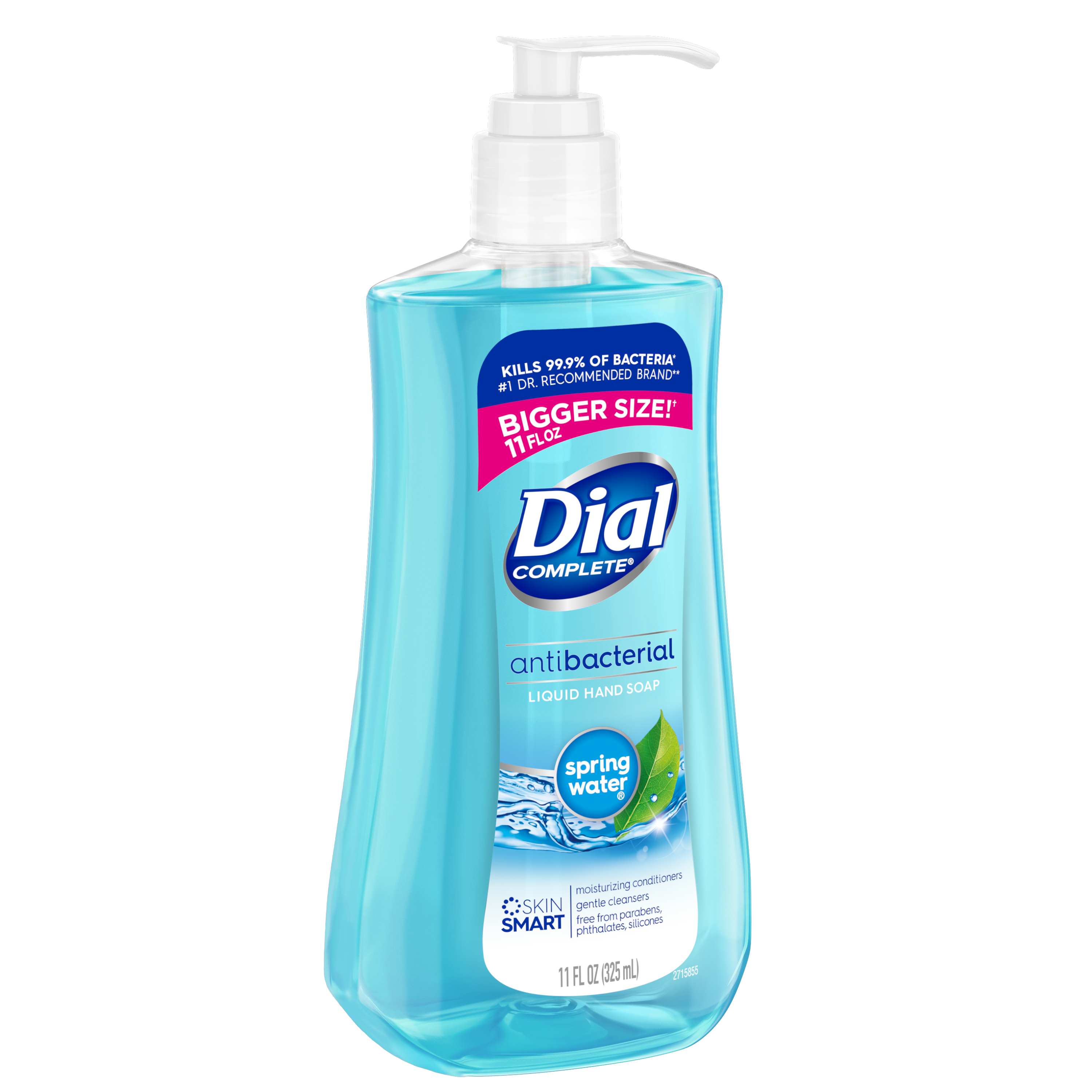 Dial Antibacterial Liquid Hand Soap, Spring Water, 11 fl oz
