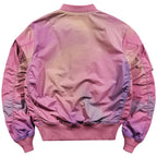 Men's Trendy Gradient Tie-dye Bomber Jacket Pi-Mart