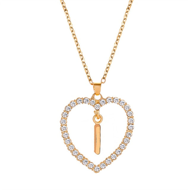 Initials Lette Necklace Pi-Mart
