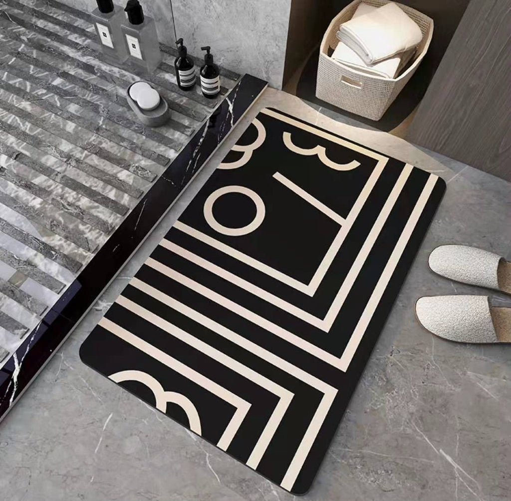Soft Diatom Mud Floor Mat Bathroom Absorbent Non-slip Pi-Mart