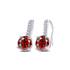 1ct D Color Moissanite 925 Sterling Silver Drop Earrings for Women Wedding BandsCo Straps