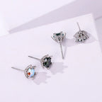 1ct D VVS Moissanite Stud Earrings 925 Sterling Silver 3EX Cut Women Daily BandsCo Straps