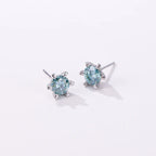1ct D VVS Moissanite Stud Earrings 925 Sterling Silver 3EX Cut Women Daily BandsCo Straps