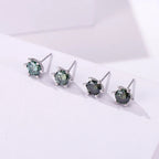 1ct D VVS Moissanite Stud Earrings 925 Sterling Silver 3EX Cut Women Daily BandsCo Straps