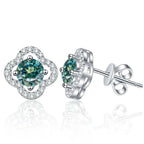 1ct Moissanite Stud Earrings For Women 925 Sterling Silver Wedding Gift BandsCo Straps