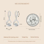 1CT Moissanite Waterdrop Necklace And Drop Earrings 925 Sterling Silver Wedding Bridal Jewelry Set BandsCo Straps