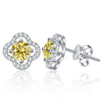 1ct Moissanite Stud Earrings For Women 925 Sterling Silver Wedding Gift BandsCo Straps