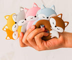 New Sets Baby Silicone Teether Rodent Silicone Animal Fox Teeth Chew Children Goods