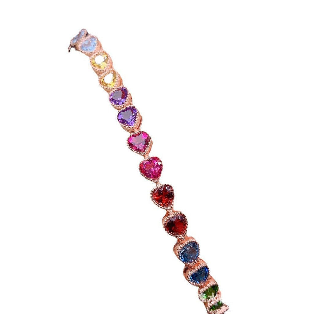 Jewelry Natural Color Gemstone Bracelet For Women Pi-Mart