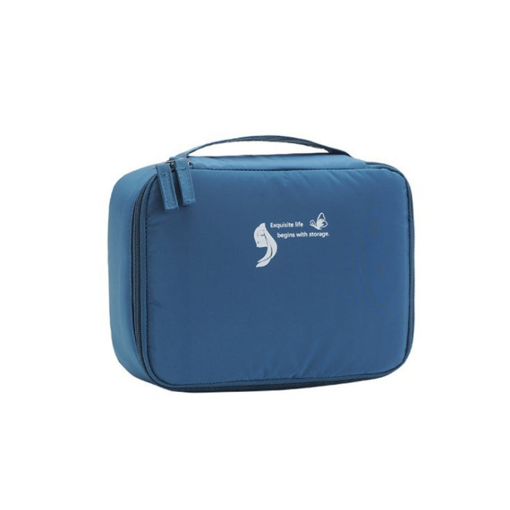 Lightweight makeup bags,Waterproof multi-functional portable toilet bag, anti-wrinkle large-capacity square cosmetic bag, makeup bag with compartments, - SJB-DIAMOND ELITES