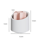 Dust Proof Household Acrylic Lipstick Cosmetic Storage Box Rotating Brush Barrel Pi-Mart