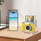 New high-definition digital camera Simple operation of buttons to take photos and videos Beginner entry CCD card machine surprise gift for friends You can choose to use a 32G memory card for direct storage and use portable-mu Lootquake LLC