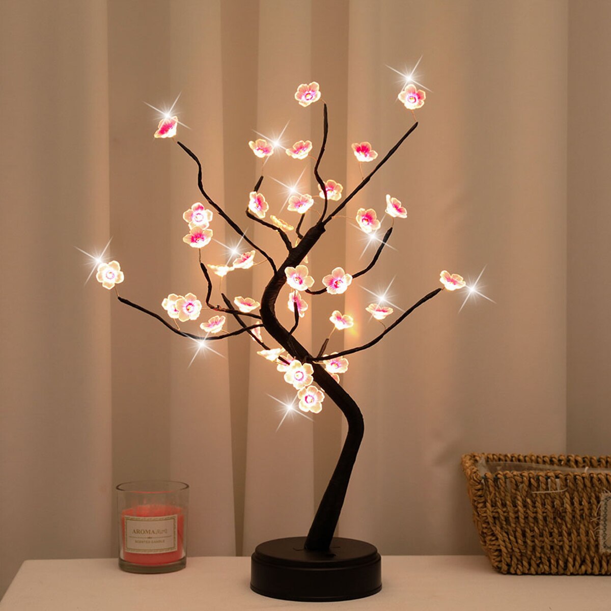 Cherry Tree Bonsai Lamp - SJB-DIAMOND ELITES