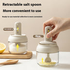 Telescopic Seasoning Glass Kitchen Spice Jar Pi-Mart