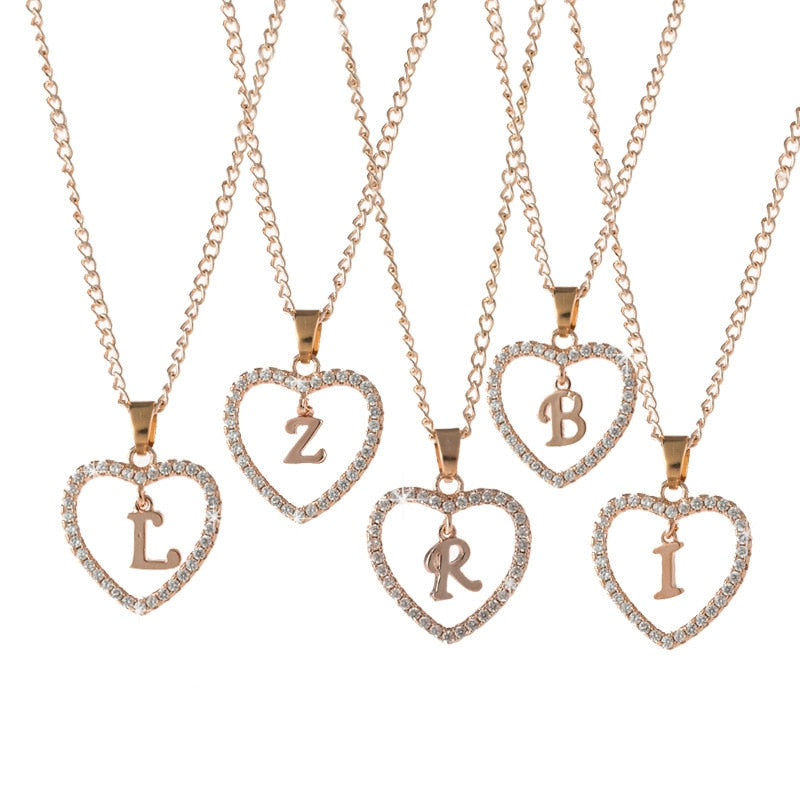 Initials Lette Necklace Pi-Mart