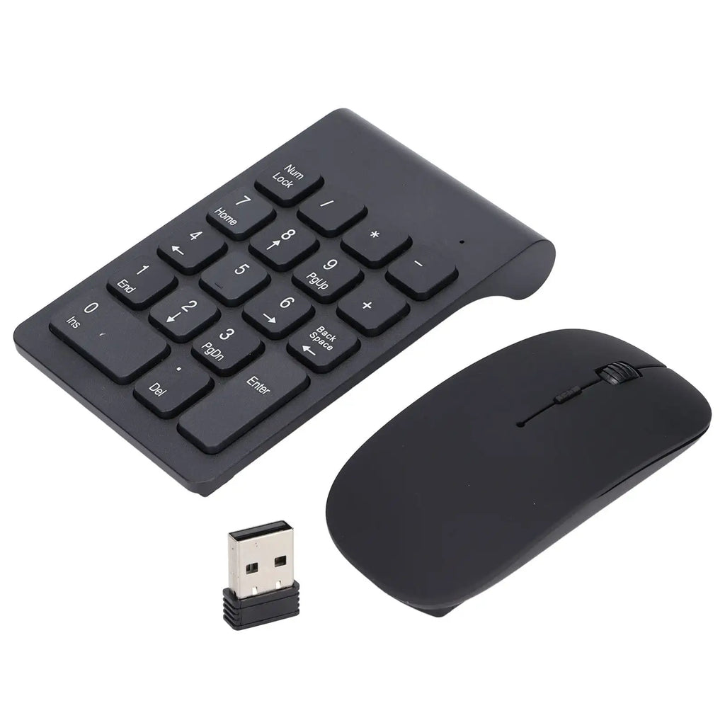 Number Pad Plug and Play 2.4GHz Wireless Technology 1200 DPI Sensitive Durable Number Pad Mouse Combo for Home Office - SJB-DIAMOND ELITES
