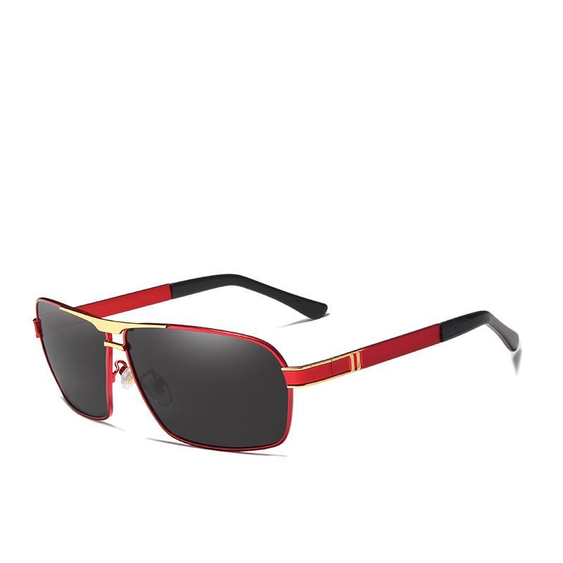Luxury Men Business Classic Sunglasses High Quality Metal Frame and Polarized Glasses on Sunglasses With UV400 Protection - SJB-DIAMOND ELITES
