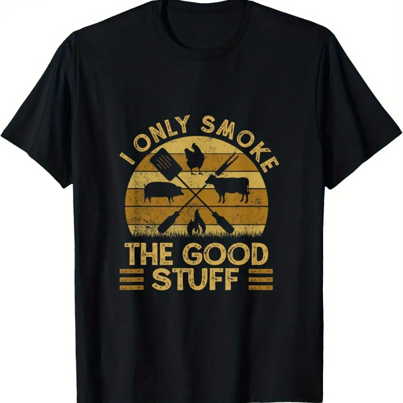 Men's 3D Digital Printing Casual Round Neck Short Sleeves T-shirt