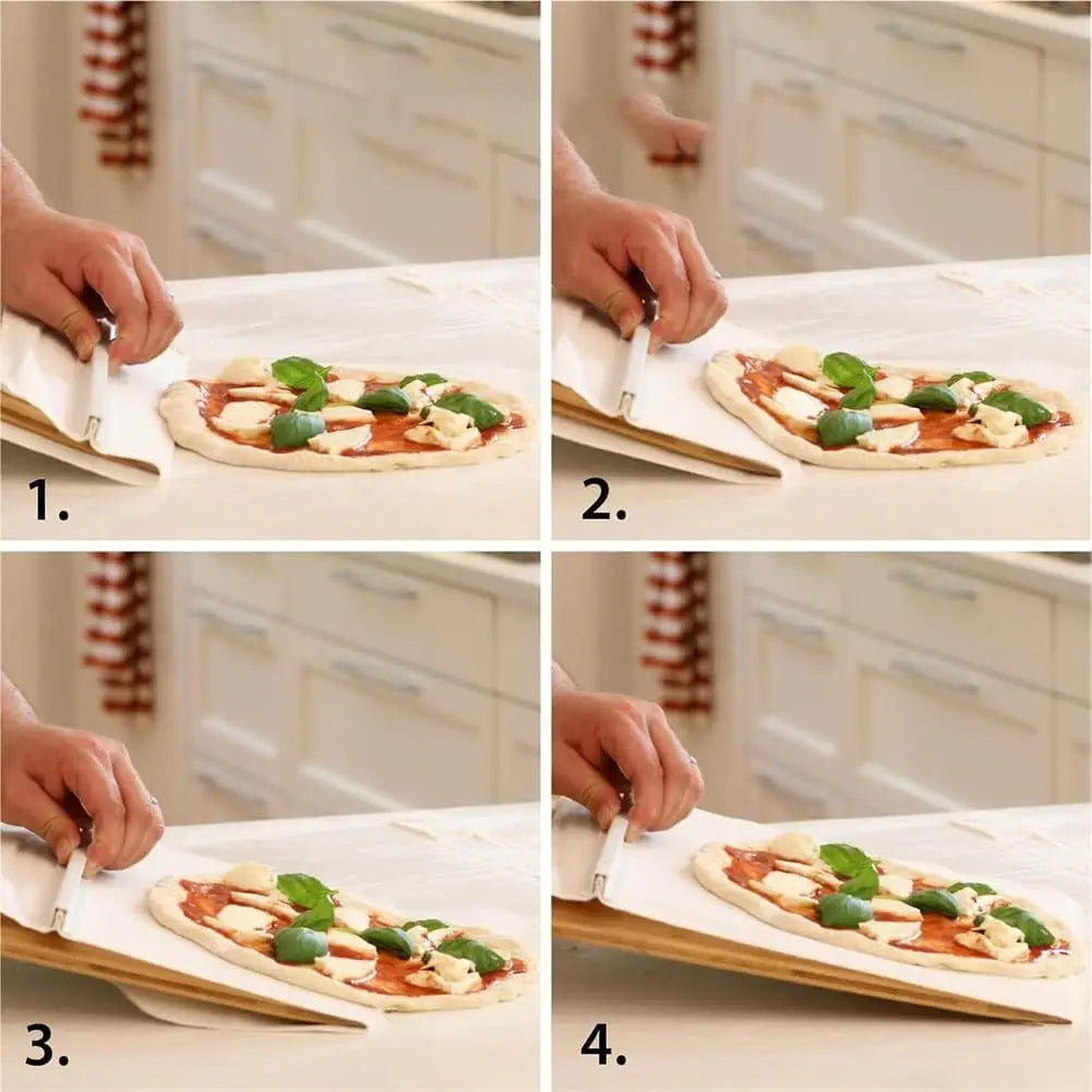 Kitchen Gadgets Sliding Pizza Shovel Non Stick Pizza Smooth Cutting Board Storage Transfer Board Kitchen Baking Tool Pi-Mart