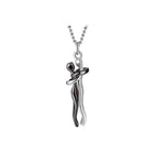 Couple Hugging Pendant Necklace Pi-Mart