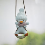 Cool Knit Cap Duck Car Pendant - SJB-DIAMOND ELITES