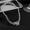Lightning Hexagon Steel Necklace Pi-Mart