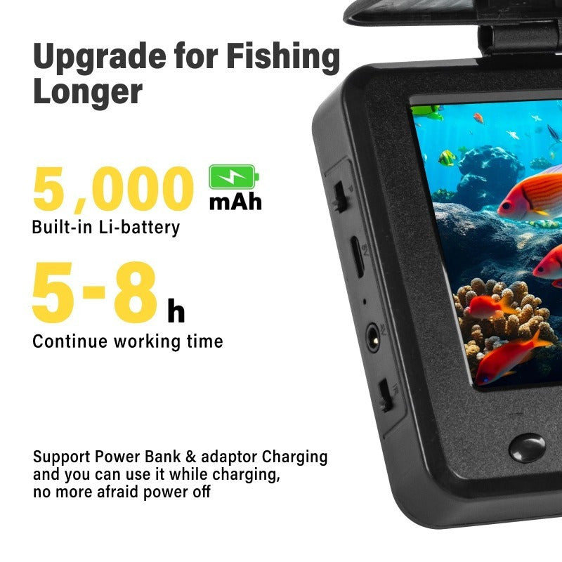 1pc Professional Fishing Set - HD Camera + Adjustable Stand + Bait Monitor | Complete Angler Kit | Multiple Sizes (1.2-6.6ft). Festival Gift, Ultimate Choice For Fishing Enthusiasts Lootquake LLC