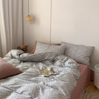 Four-piece Cotton Retro Bed Sheet Duvet Cover Student Dormitory Pi-Mart