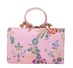 Flower Clutch Evening Bag for Women Wedding Bride Clutch Purse Antique Noble Tone SHOMICOBOUTIQUE