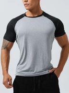 Men's Plus Size Round Neck Short Sleeve T-Shirt