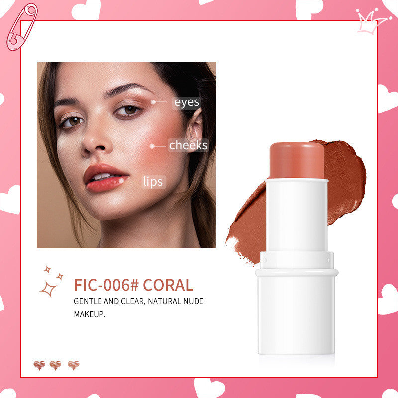 Highlighter Pen Face Concealer Contouring Bronzer Brighten 3D Contour Makeup And 3 In 1 Blush Eyeshadow Lipstick Stick Pi-Mart
