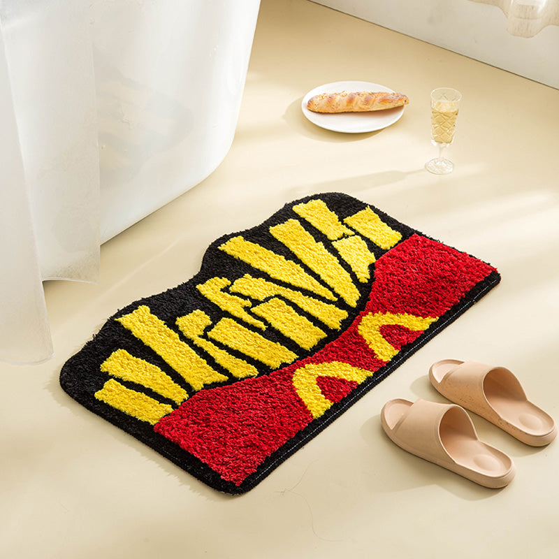 Household Fashion Bathroom Water-absorbent Non-slip Floor Mat Pi-Mart