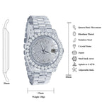 Forte Steel CZ Watch | 530301