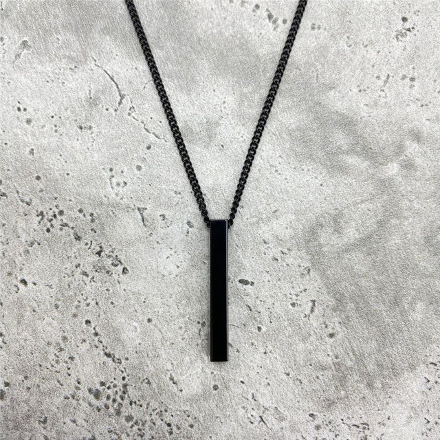 Rectangle Pendant Necklace - SJB-DIAMOND ELITES