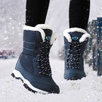 Snow Boots Plush Warm Ankle Boots For Women Winter Shoes Pi-Mart