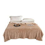 Double-sided Rabbit Plush Blanket Home Nap Office Blanket Pi-Mart
