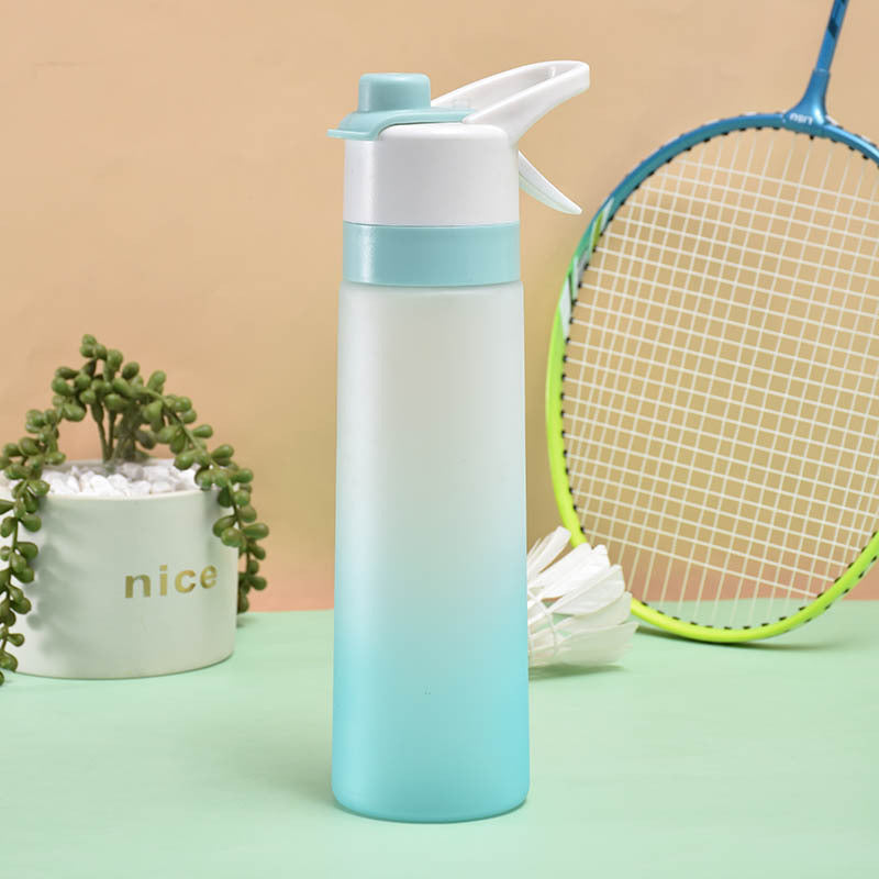 Spray Water Bottle For Girls Outdoor Sport Fitness Water Cup Large Capacity Spray Bottle Drinkware Travel Bottles Kitchen Gadgets Pi-Mart