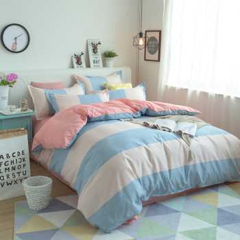New Quilt Cover Simple Bed Sheet Cartoon Supplies Four-piece Set Pi-Mart