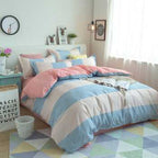 New Quilt Cover Simple Bed Sheet Cartoon Supplies Four-piece Set Pi-Mart