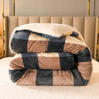 Thick Lamb Fleece Winter Quilt Warm Flannel Pi-Mart