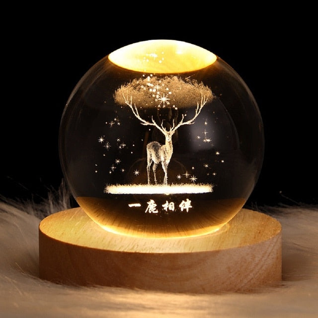 3D Laser Engraved Balls Lamp - SJB-DIAMOND ELITES